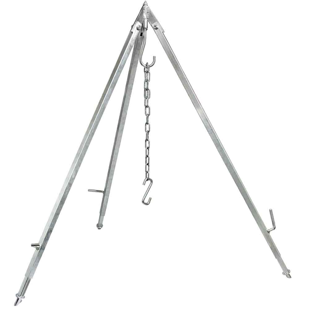 Petromax Dreibein mit Kette und Haken Silber