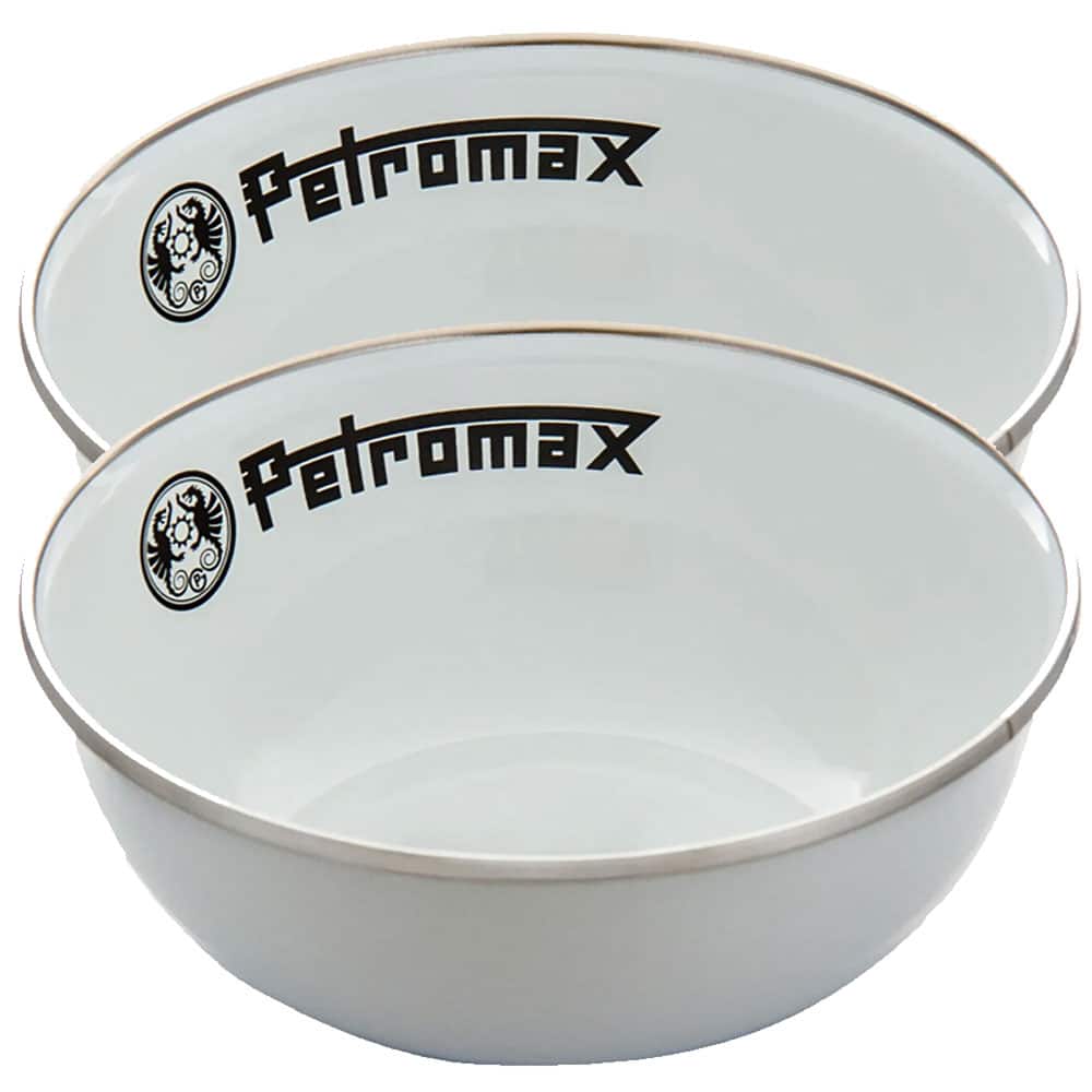Petromax Emaille Schale 2 Stueck Weiss