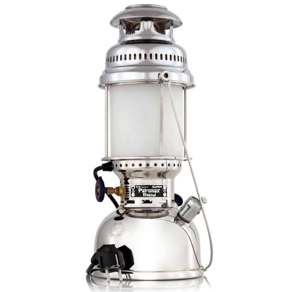Petromax Tischleuchte HK 500 829 Chrom