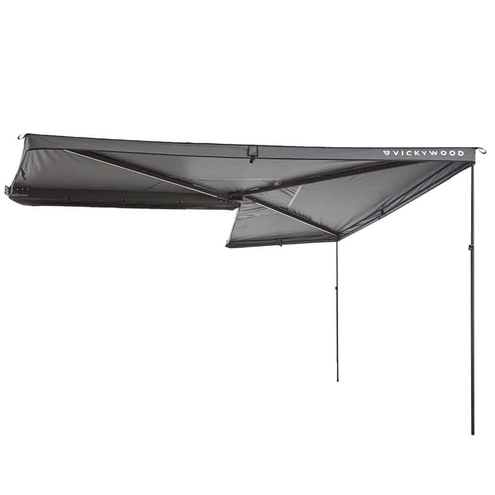 Vickywood Auto-Seitenmarkise Leaf 270 Left 250 Grau