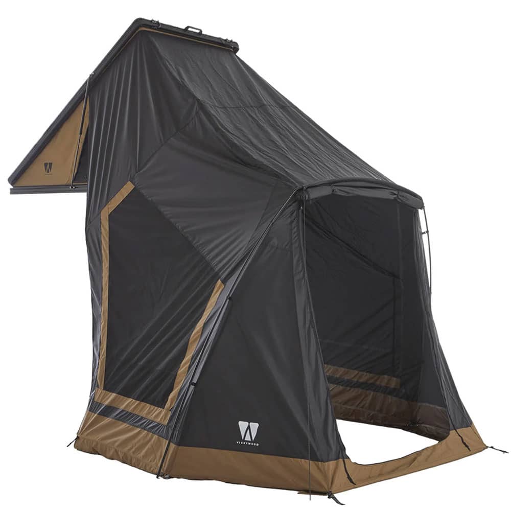 Vickywood Vorzelt Cumaru Light 152 Schwarz/Goldbraun