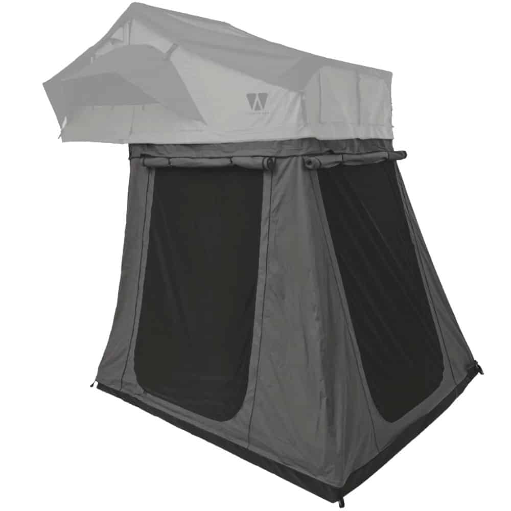 Vickywood Vorzelt Niedrig Big Willow ECO 180 Gen 3 Grau