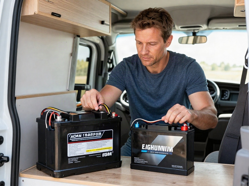 AGM oder Lithium Batterie Wohnmobil