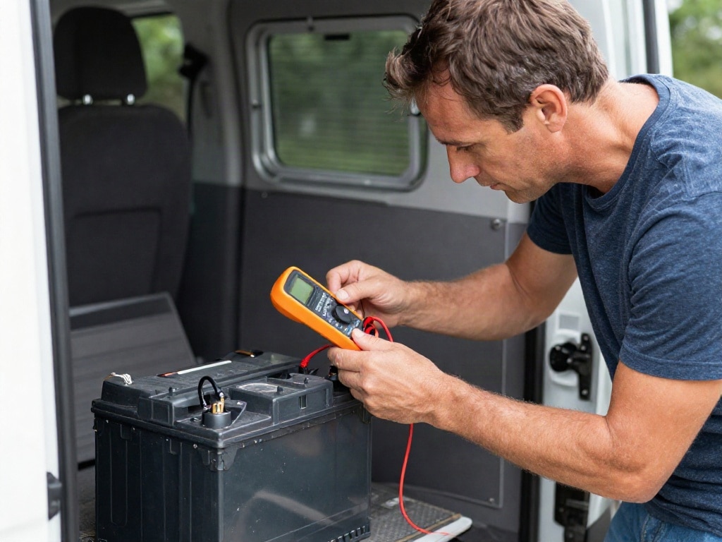 Wohnmobil Batterie leer