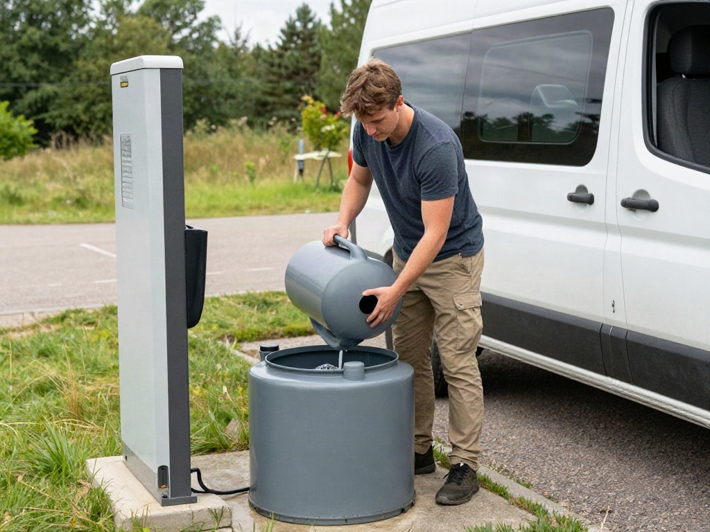 Grauwasser Wohnmobil entsorgen