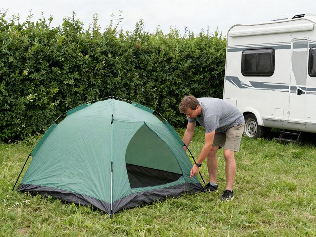 Campingplatz Parzelle