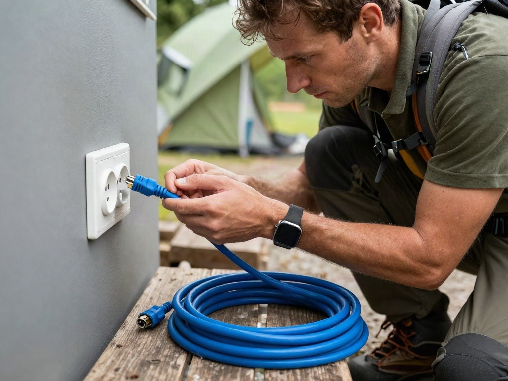 Camping Stromanschluss Ampere