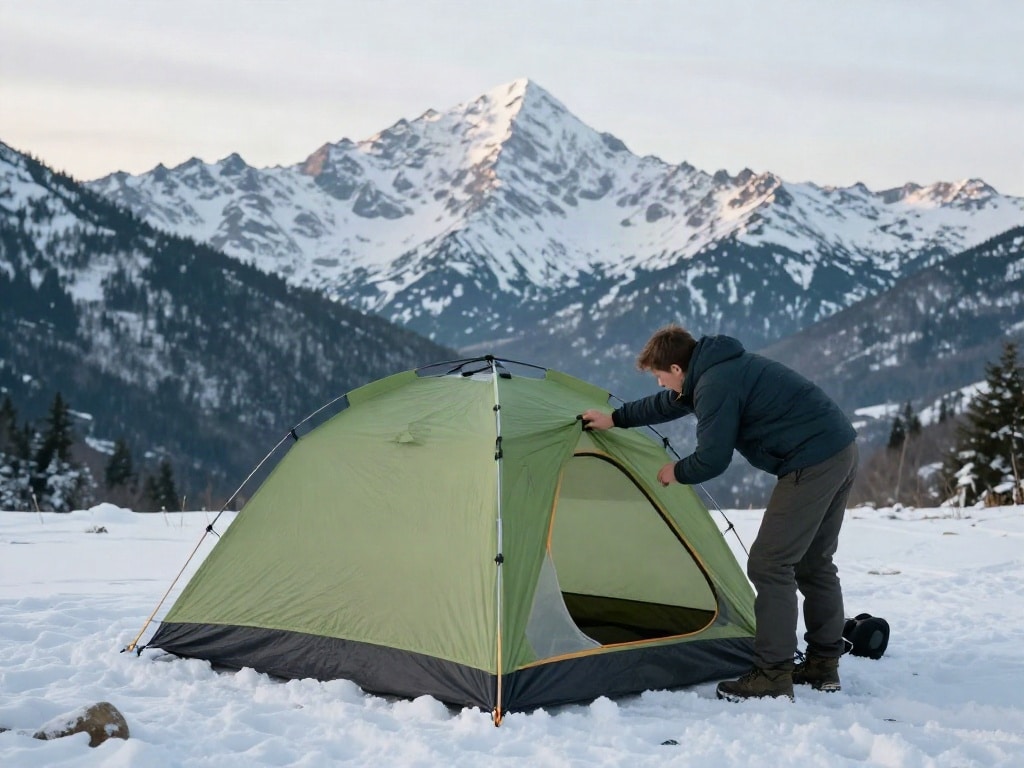 Camping im Winter